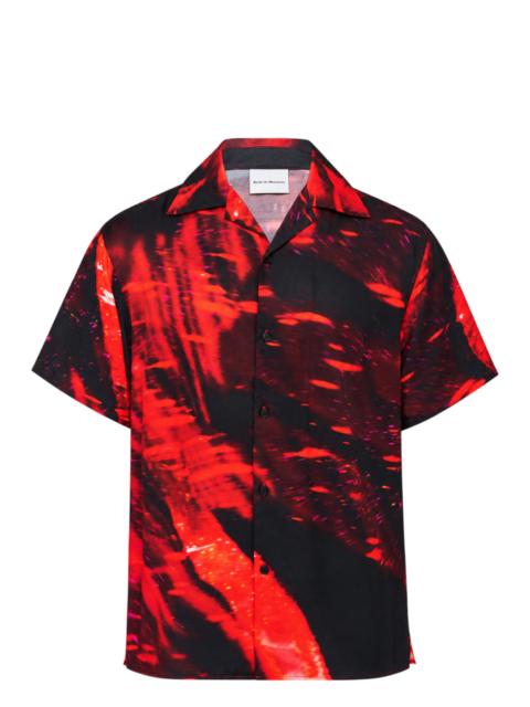 Drôle de Monsieur Notcha Short Sleeve Shirt Fire