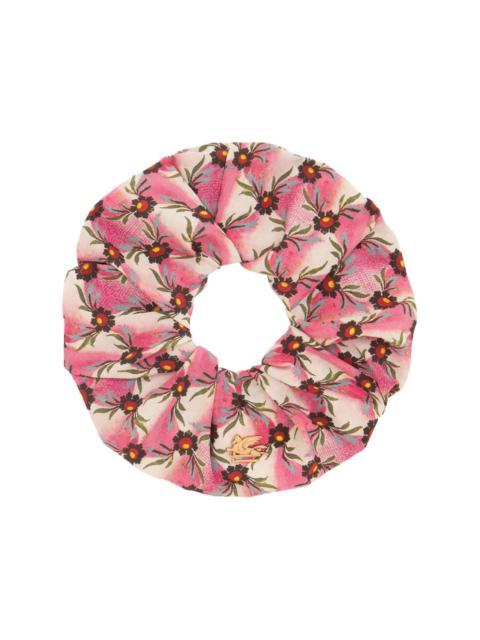 Floralia silk scrunchie