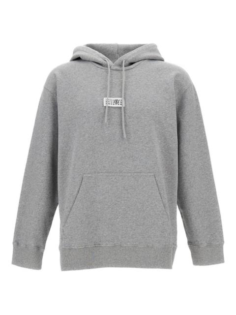 MM6 Maison Margiela front-pocket ribbed-trim hoodie
