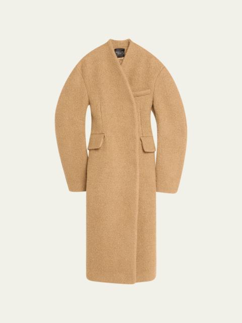 A.W.A.K.E. MODE Rounded Sleeve Wool Coat
