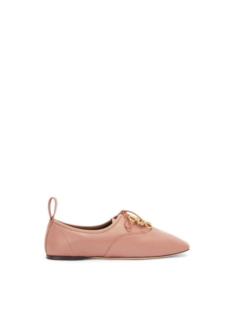 Loewe Anagram soft derby in lambskin