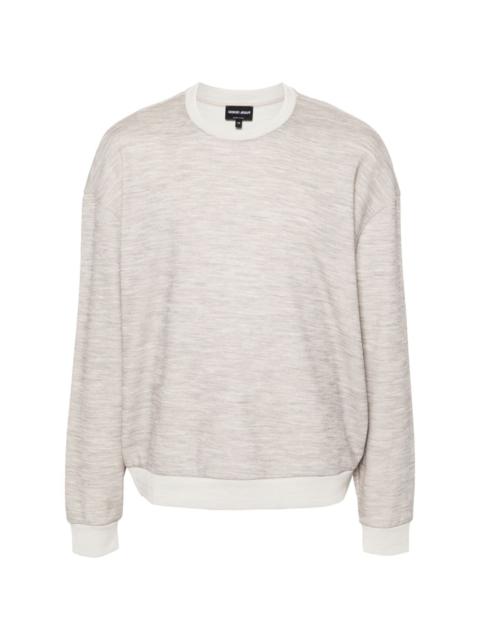 GIORGIO ARMANI virgin wool-blend jumper