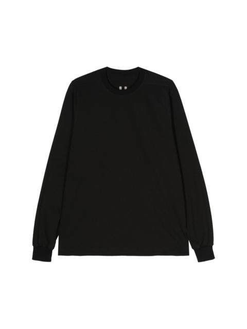 seam-detail cotton sweatshirt