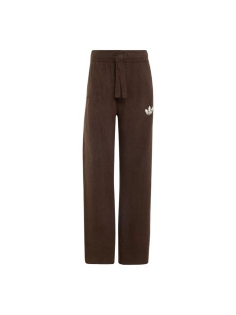 adidas (WMNS) adidas Essentials Knit Pant Asia Sizing 'Aurora Coffee' IA4437