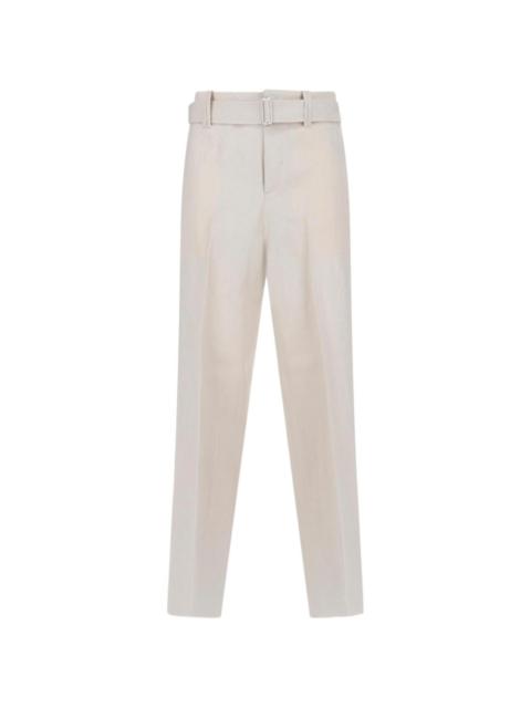 LARDINI belted trousers