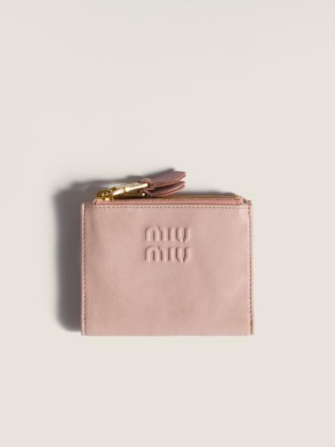 Miu Miu Small nappa leather wallet