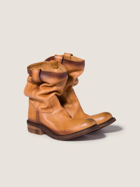 Miu Miu Calf leather booties