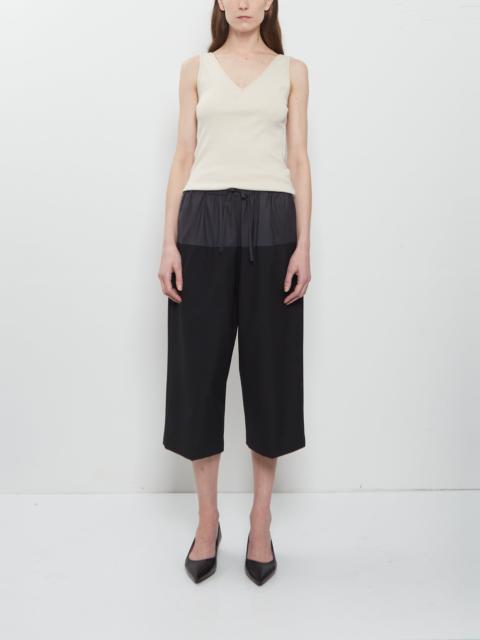 6397 Cropped Drawstring Wool Pant