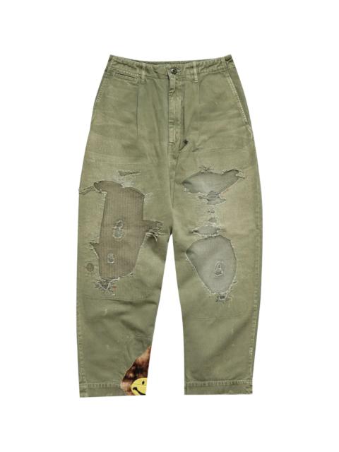 Kapital Katsuragi High Waisted Nime Pants "Khaki" KAP071
