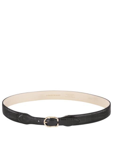 Longchamp Longchamp 1980 Ladies' belt Black - Leather