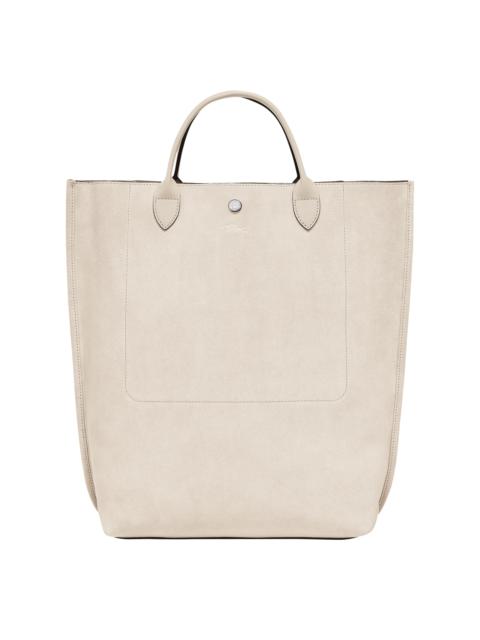 Longchamp Cabas Longchamp M Tote bag Linen - Leather