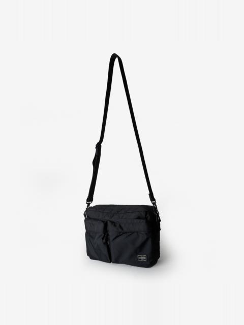Iron Heart POR-FOR-SHLS-BLK Porter - Yoshida & Co. - Force Small Shoulder Bag - Black
