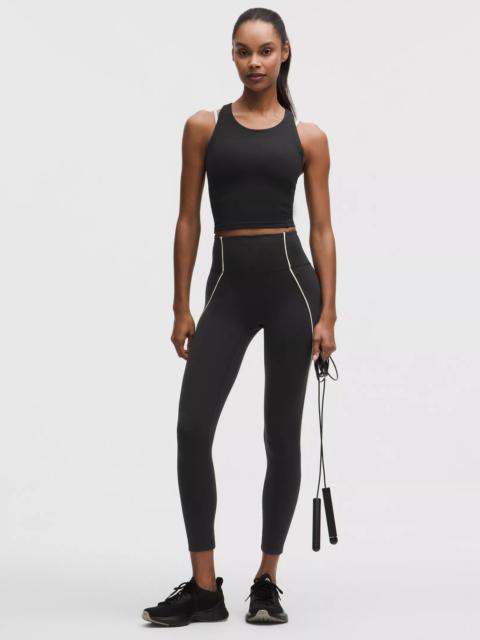 lululemon Wunder Train No-Line Piped High-Rise Tight 25"