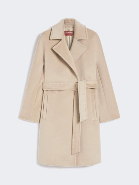 Max Mara SCIRE Wool beaver cloth robe coat