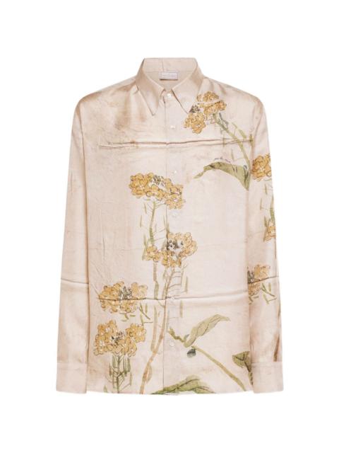 Pierre-Louis Mascia Aloe floral-print button-up shirt