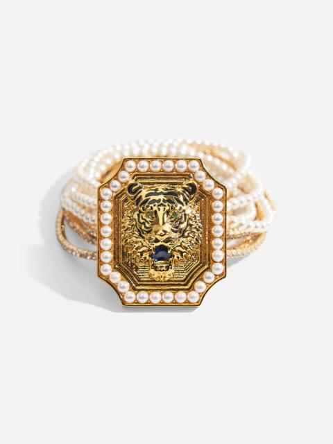 CAMILLA A SPANISH STATEMENT STRETCH BRACELET GOLD