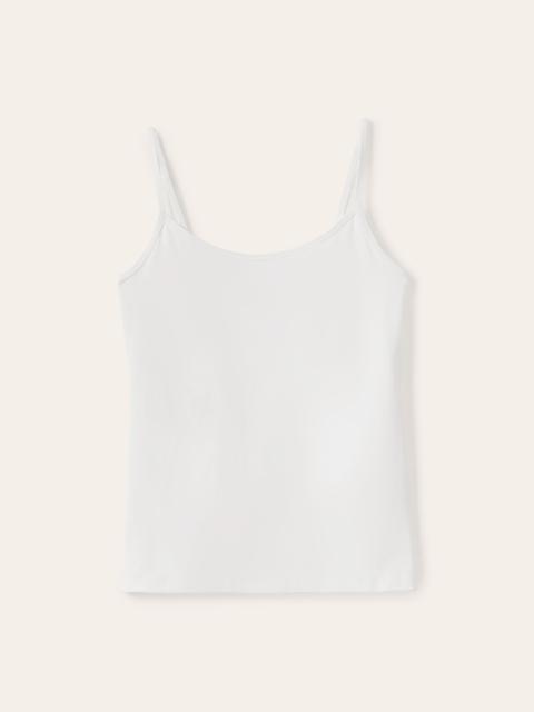 BODEN Plain Cami Top-White