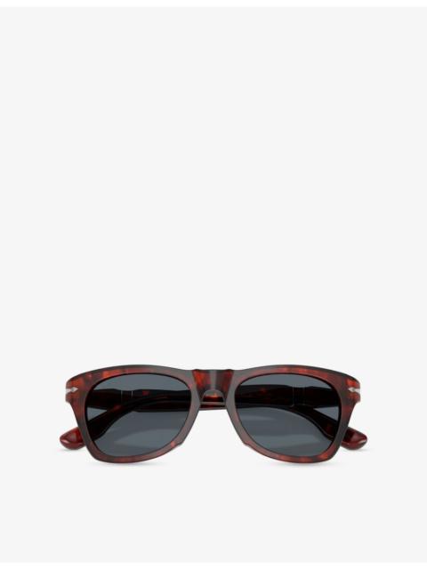 Persol PO8001S Square-Frame Acetate Sunglasses