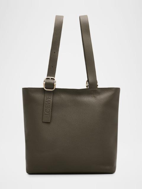 Loewe Men's Loop Zipped Leather Tote Bag