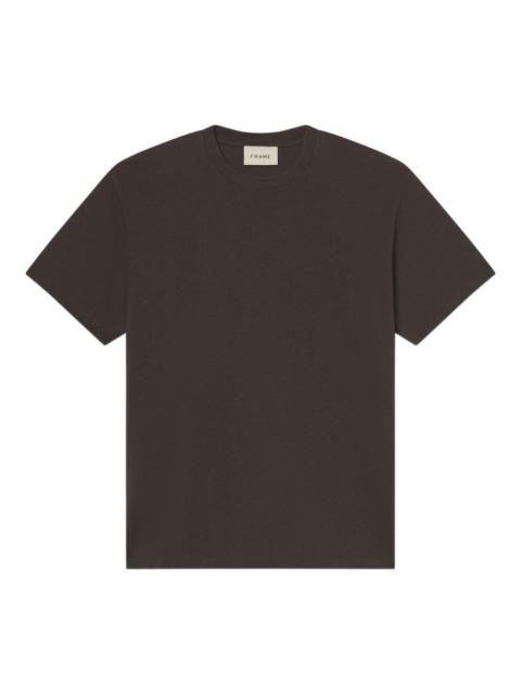 FRAME logo-embroidery T-shirt