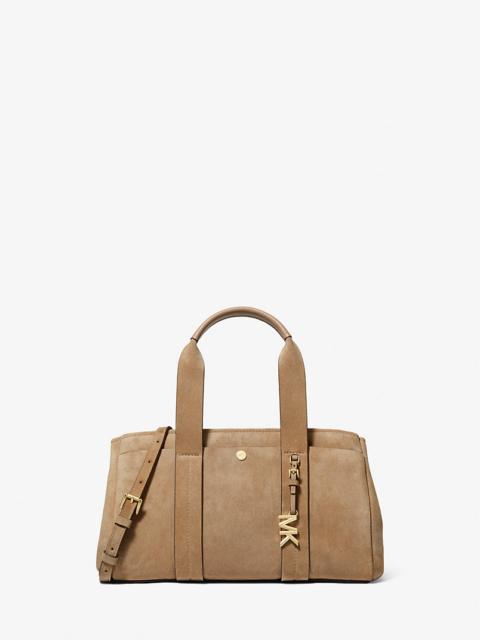 MICHAEL KORS Romee Small Suede Satchel