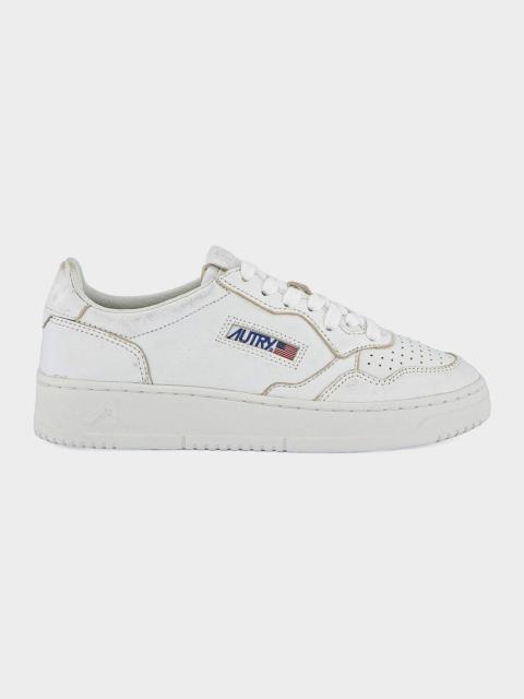 AUTRY Medalist Leather Low-Top Sneakers