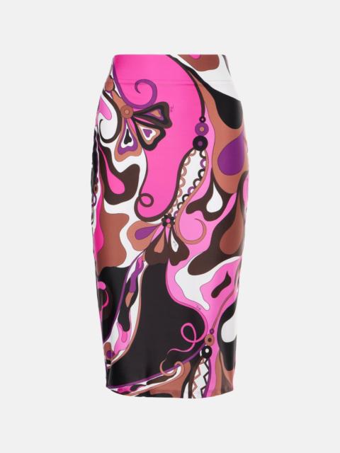 PUCCI Orchidee pencil skirt