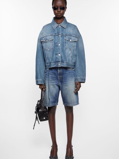 Acne Studios Denim jacket - Relaxed cropped fit - Mid Blue
