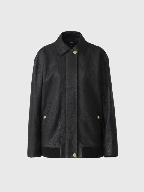 MACKAGE ROSEMARY-PB Pebble leather jacket