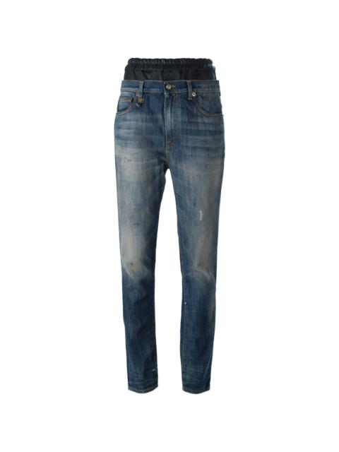 tapered jeans