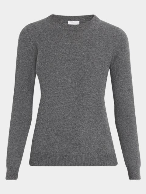 Brunello Cucinelli Cashmere Fitted Crewneck Sweater