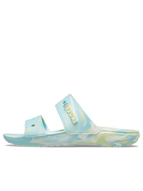 crocs Crocs Classic Casual Fashion Unisex Blue Green Slippers 'Blue Green' 207701-4SU