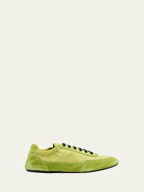 Prada Low-Top Suede Sneakers