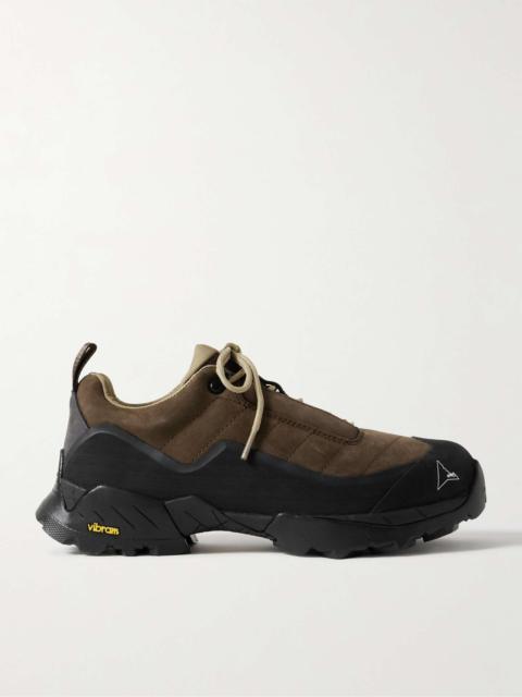 Katharina Rubber and Suede Hiking Sneakers