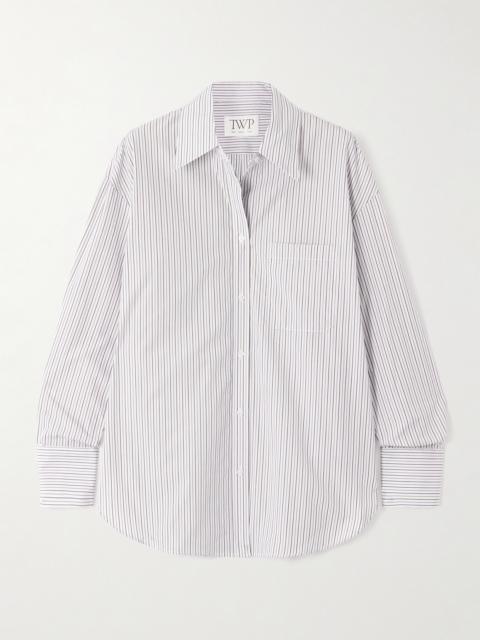 TWP Big Joe Striped Cotton-poplin Shirt