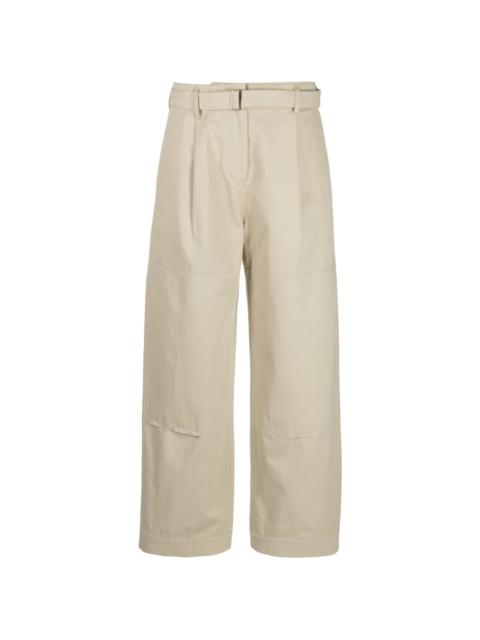 LOW CLASSIC straight-leg tapered trousers