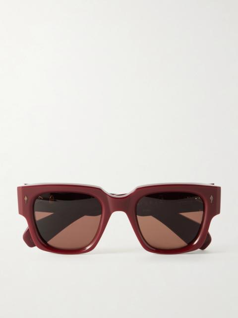 JACQUES MARIE MAGE Enzo Square-Frame Acetate Sunglasses