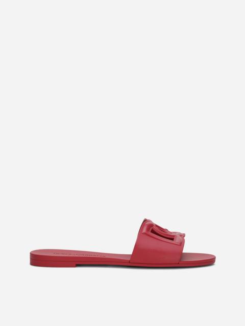 Rubber beachwear sliders