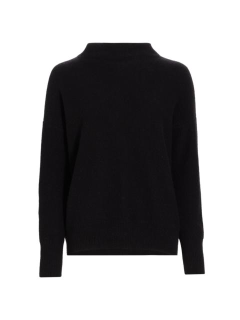 Vince Women's Funnelneck Cashmere Sweater - Black