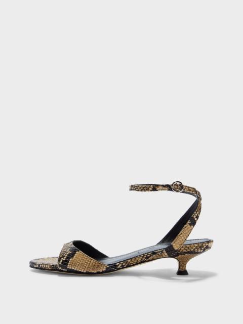 Aeyde Zelia Kitten-Heel Sandals