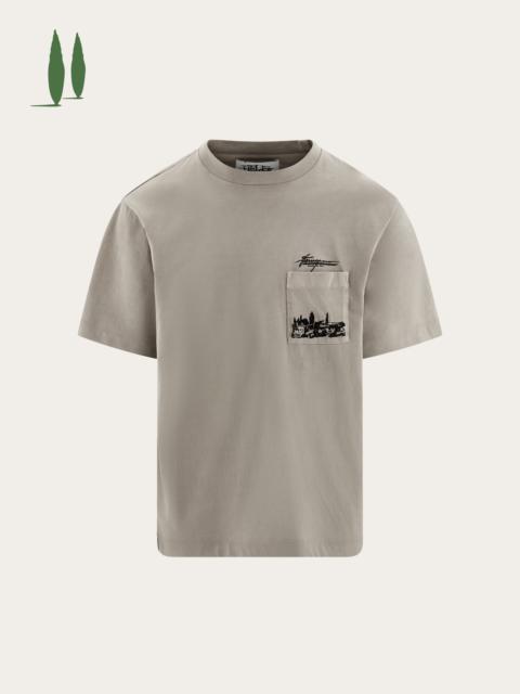 FERRAGAMO Tuscany print T-shirt