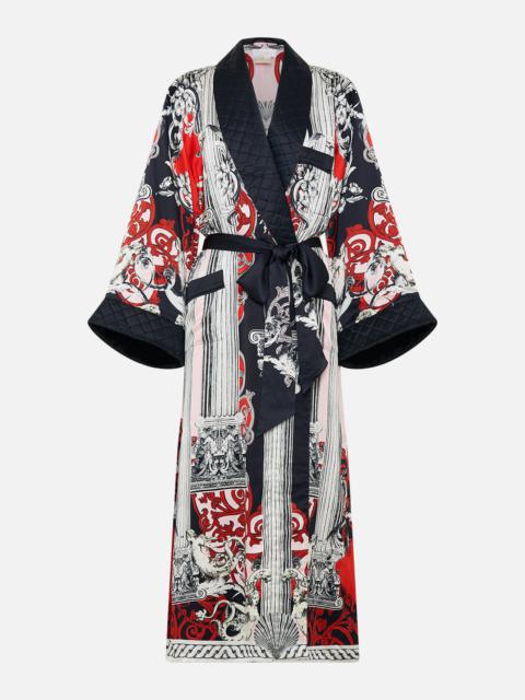 CAMILLA LONG ROBE WITH FLARED SLEEVE