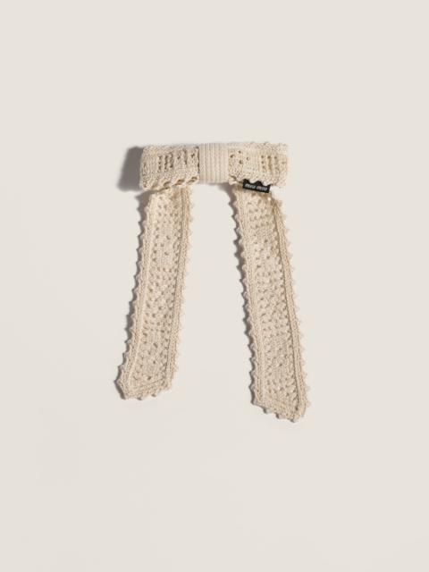 Miu Miu Cotton hair clip