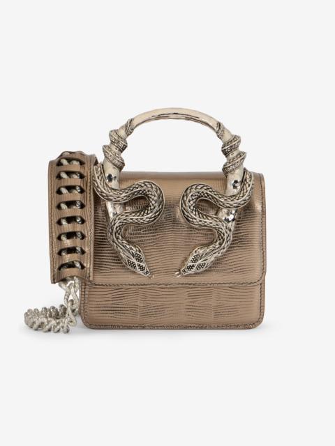 Roberto Cavalli Serpentine Top Handle Bag
