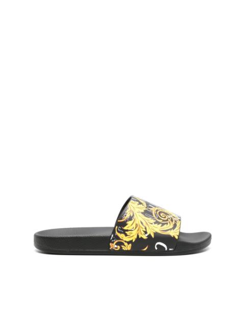 VERSACE JEANS COUTURE Chain Couture moulded-footbed slides