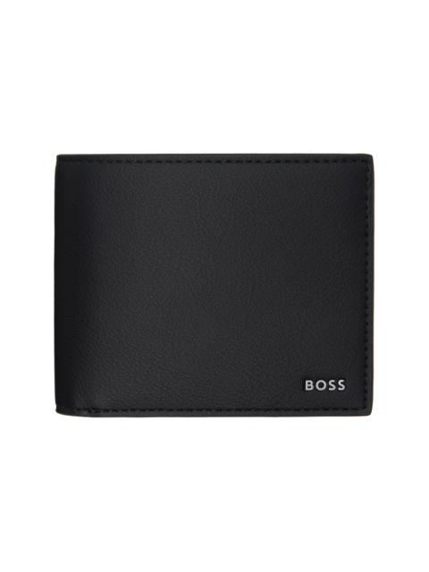 BOSS Black Trifold Wallet