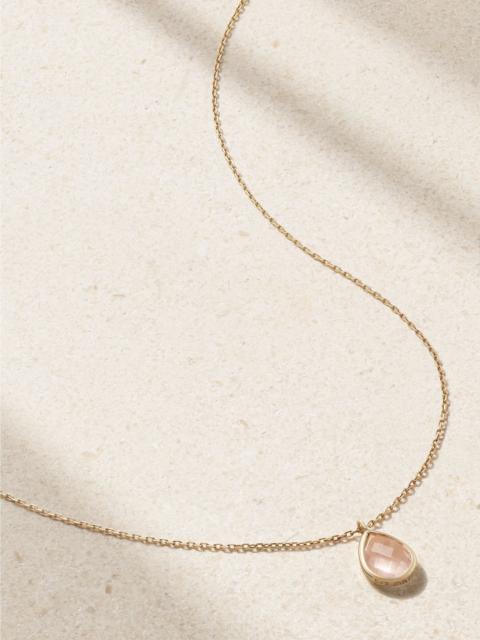 MATEO 14-karat gold topaz necklace Gold
