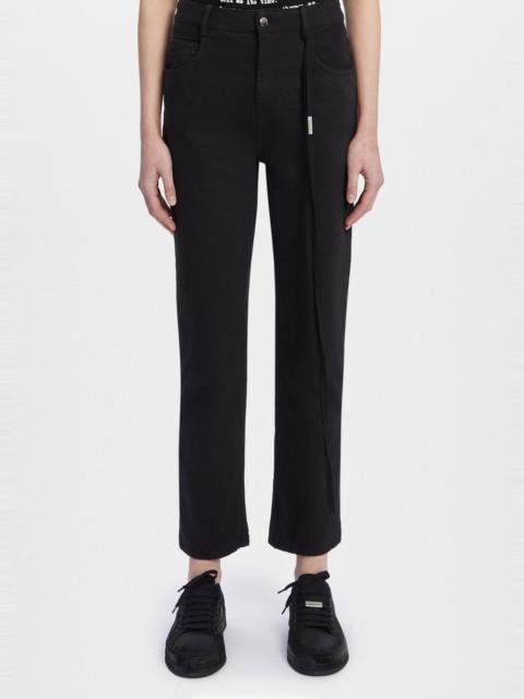 Herme 5 Pockets Slim Fit Cropped Trousers