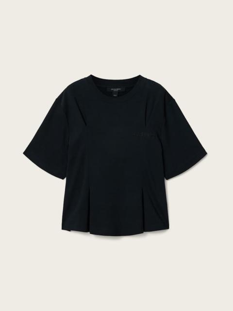 ALLSAINTS SOFIA LISA BOXY EMBROIDERED T-SHIRT