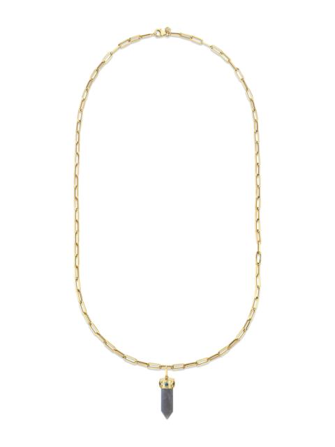SYDNEY EVAN Women's Medium 14K Yellow Gold, Sapphire & Stone Point Pendant Chain Necklace - Multi